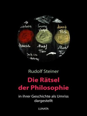cover image of Die Rätsel der Philosophie in ihrer Geschichte als Umriss dargestellt
